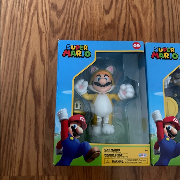 Nintendo Super Mario Action Figure Set - Green, Yellow, Purple - Picture 4 of 14